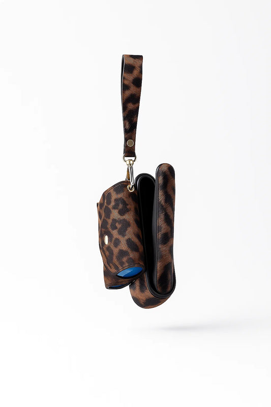 IQOS Iluma | Kahverengi Leopar Çantalı Kılıf | Édition Leopard Brun