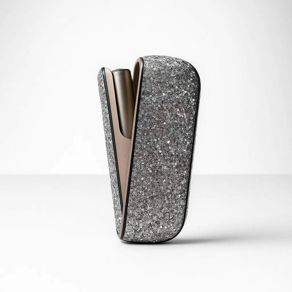 IQOS Iluma | Gri Simli Kılıf | Édition Gris Pailleté