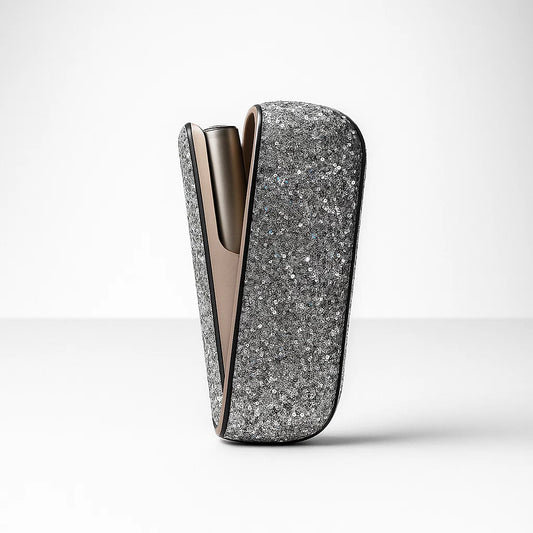 IQOS Iluma | Gri Simli Kılıf | Édition Gris Pailleté
